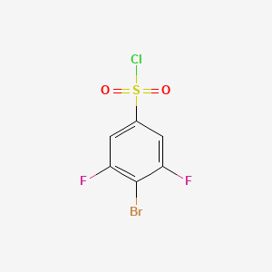 molecular formula C6H2BrClF2O2S B1531917 4-bromo-3,5-DIfluorobenzenesulfonyl chloride CAS No. 518057-63-1