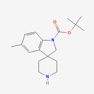 Tert-butyl 5-methylspiro[indoline-3,4'-piperidine]-1-carboxylate