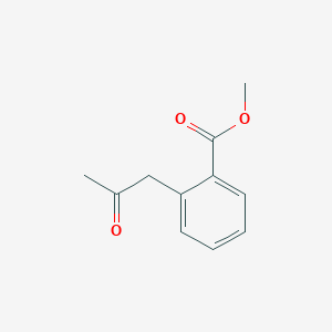 molecular formula C11H12O3 B15319241 Methyl 2-(2-oxopropyl)benzoate CAS No. 7115-18-6