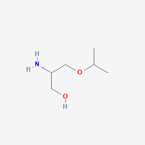 molecular formula C6H15NO2 B15319243 2-Amino-3-isopropoxypropan-1-ol 
