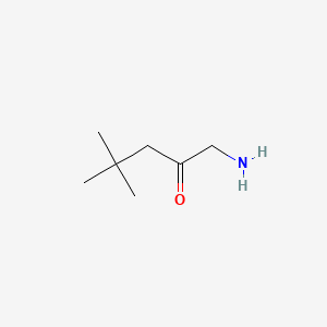 molecular formula C7H15NO B15319260 1-Amino-4,4-dimethylpentan-2-one 