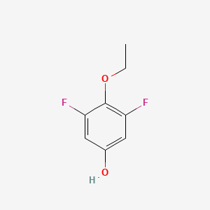 molecular formula C8H8F2O2 B1531951 4-Ethoxy-3,5-difluorophenol CAS No. 1017779-45-1