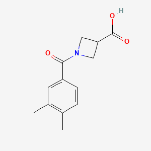 1-(3,4-Dimethylbenzoyl)azetidine-3-carboxylic acid