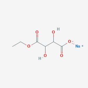 molecular formula C6H9NaO6 B15319567 Sodium4-ethoxy-2,3-dihydroxy-4-oxobutanoate 