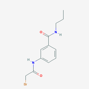 3-[(2-Bromoacetyl)amino]-N-propylbenzamide