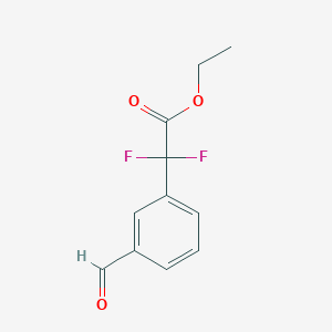 Ethyl 2,2-difluoro-2-(3-formylphenyl)acetate