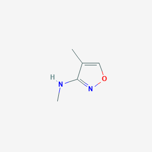 molecular formula C5H8N2O B15319813 N,4-dimethyl-1,2-oxazol-3-amine 
