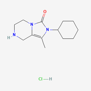 2-Cyclohexyl-1-methyl-5,6,7,8-tetrahydroimidazo[1,5-a]pyrazin-3(2H)-one hydrochloride