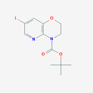 tert-Butyl 7-iodo-2H-pyrido[3,2-b][1,4]oxazine-4(3H)-carboxylate