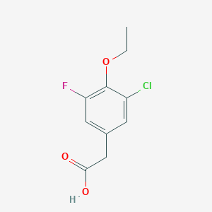 2-(3-Chloro-4-ethoxy-5-fluorophenyl)acetic acid
