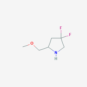 4,4-Difluoro-2-(methoxymethyl)pyrrolidine