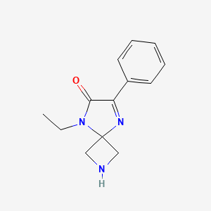 5-Ethyl-7-phenyl-2,5,8-triazaspiro[3.4]oct-7-en-6-one