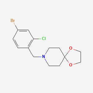 8-(4-Bromo-2-chlorobenzyl)-1,4-dioxa-8-azaspiro[4.5]decane