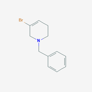 molecular formula C12H14BrN B1532013 1-Benzyl-3-bromo-1,2,5,6-tetrahydropyridine CAS No. 1159982-62-3