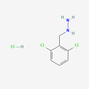 [(2,6-Dichlorophenyl)methyl]hydrazine hydrochloride