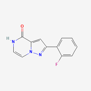 2-(2-Fluorophenyl)pyrazolo[1,5-a]pyrazin-4-ol