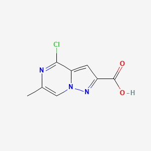 4-Chloro-6-methylpyrazolo[1,5-a]pyrazine-2-carboxylic acid