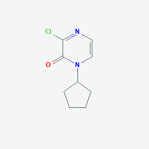 3-chloro-1-cyclopentylpyrazin-2(1H)-one