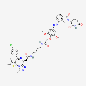 molecular formula C46H47ClN10O8S B15320280 Brd photac-I-3 