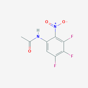 molecular formula C8H5F3N2O3 B1532029 N-(3,4,5-Trifluoro-2-nitrophenyl)acetamide CAS No. 1357942-94-9