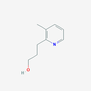 molecular formula C9H13NO B15320319 3-(3-Methylpyridin-2-yl)propan-1-ol CAS No. 61744-32-9
