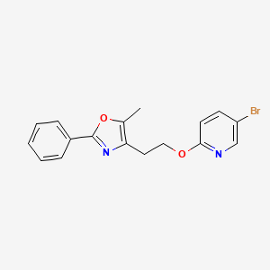 5-Bromo-2-[2-(5-methyl-2-phenyl-1,3-oxazol-4-yl)ethoxy]pyridine