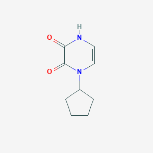 1-Cyclopentyl-1,4-dihydropyrazine-2,3-dione