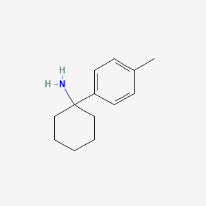 molecular formula C13H19N B15320496 1-p-Tolylcyclohexanamine 
