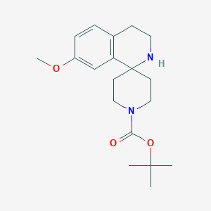 tert-Butyl 7-methoxy-3,4-dihydro-2H-spiro[isoquinoline-1,4'-piperidine]-1'-carboxylate