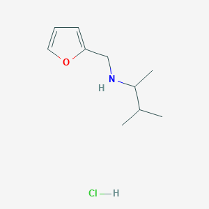 N-(2-Furylmethyl)-3-methyl-2-butanamine hydrochloride