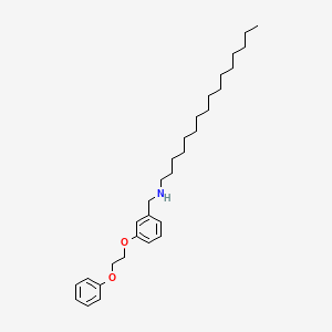 molecular formula C31H49NO2 B1532064 N-[3-(2-Phenoxyethoxy)benzyl]-1-hexadecanamine CAS No. 1040686-70-1