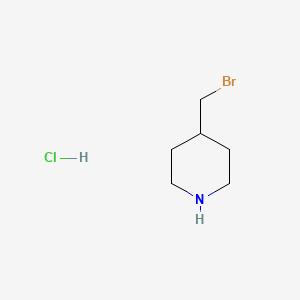 molecular formula C6H13BrClN B1532065 4-(Bromomethyl)piperidine hydrochloride CAS No. 1159825-22-5