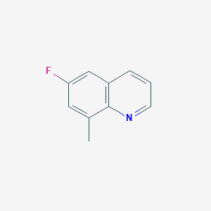 molecular formula C10H8FN B1532083 6-Fluoro-8-methylquinoline CAS No. 1150271-14-9