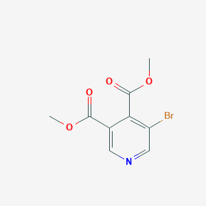 molecular formula C9H8BrNO4 B15320886 Dimethyl 5-bromopyridine-3,4-dicarboxylate 