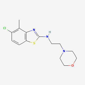 5-chloro-4-methyl-N-(2-morpholinoethyl)benzo[d]thiazol-2-amine