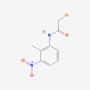 molecular formula C9H9BrN2O3 B1532098 2-Bromo-N-(2-methyl-3-nitrophenyl)acetamide CAS No. 1138445-67-6