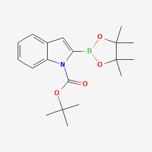 Tert-butyl 2-(4,4,5,5-tetramethyl-1,3,2-dioxaborolan-2-YL)-1H-indole-1-carboxylate