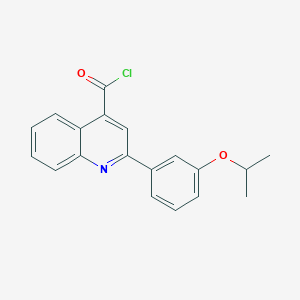 2-(3-Isopropoxyphenyl)quinoline-4-carbonyl chloride