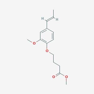 Methyl 4-[2-methoxy-4-(prop-1-en-1-yl)phenoxy]butanoate