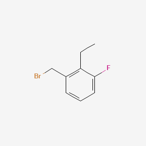 molecular formula C9H10BrF B15321148 1-(Bromomethyl)-2-ethyl-3-fluorobenzene 