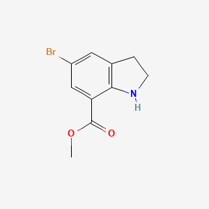 Methyl 5-bromoindoline-7-carboxylate