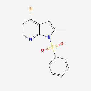4-Bromo-2-methyl-1-(phenylsulfonyl)-1H-pyrrolo[2,3-B]pyridine