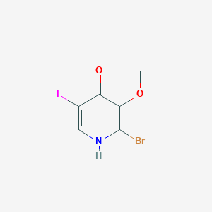 2-Bromo-5-iodo-3-methoxypyridin-4-ol