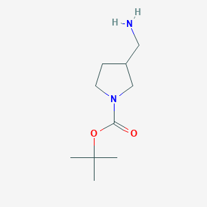 molecular formula C10H20N2O2 B153212 Tert-butyl 3-(aminomethyl)pyrrolidine-1-carboxylate CAS No. 270912-72-6