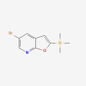 5-Bromo-2-(trimethylsilyl)furo[2,3-b]pyridine