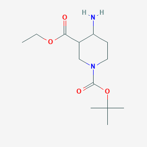 1-tert-Butyl 3-ethyl 4-aminopiperidine-1,3-dicarboxylate