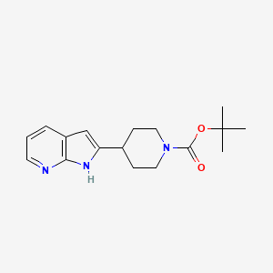 tert-butyl 4-(1H-pyrrolo[2,3-b]pyridin-2-yl)piperidine-1-carboxylate