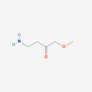 molecular formula C5H11NO2 B15321325 4-Amino-1-methoxybutan-2-one 