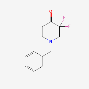 molecular formula C12H13F2NO B1532139 1-Benzyl-3,3-difluoropiperidin-4-one CAS No. 1039741-54-2