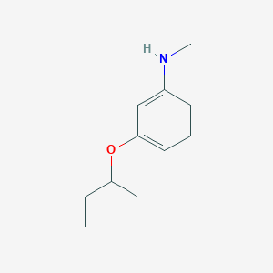 molecular formula C11H17NO B1532144 3-(Sec-butoxy)-N-methylaniline CAS No. 1040686-77-8